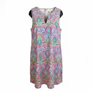 Cynthia Rowley 100% Cotton Pink Floral Dress Size 12